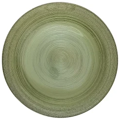 SG SECRET DE GOURMET - Assiette à dessert "jem" en verre vert d21cm