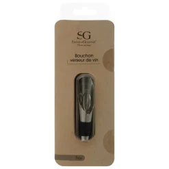 SG SECRET DE GOURMET - Bouchon verseur de vin en métal
