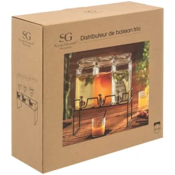 SG SECRET DE GOURMET - Distributeur modern wood 3 x 1,5 l