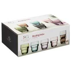 SG SECRET DE GOURMET - Lot de 6 gobelets bas "rodrig’eau" 28cl