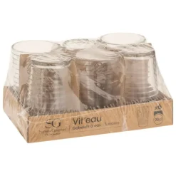 SG SECRET DE GOURMET - Lot de 6 gobelets 