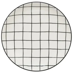 SG SECRET DE GOURMET - Lot de 6 assiettes plates "family corner" en céramique d27cm