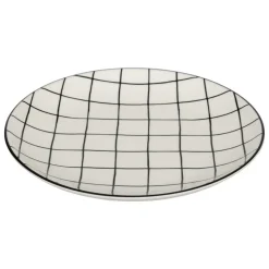 SG SECRET DE GOURMET - Lot de 6 assiettes plates "family corner" en céramique d27cm