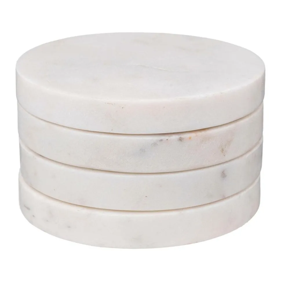 SG SECRET DE GOURMET - Lot de 4 dessous de verre "sublima" d10cm