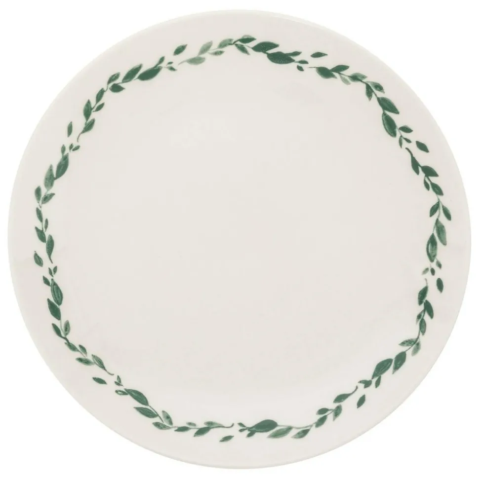 SG SECRET DE GOURMET - Lot de 6 assiettes à dessert "laurier" d19cm