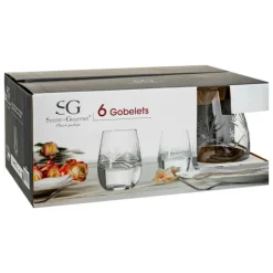 SG SECRET DE GOURMET - Lot de 6 gobelets victoria 42cl