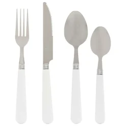 SG SECRET DE GOURMET - Ménagère "colorama" 24p blanc