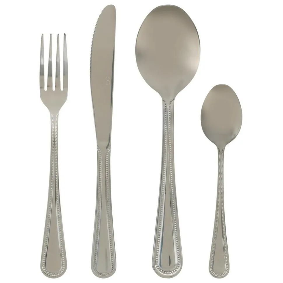 SG SECRET DE GOURMET - Ménagère "perle" en inox 24p