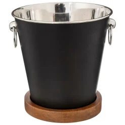 SG SECRET DE GOURMET - Seau à champagne "café bordelais" en manguier noir