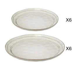 SG SECRET DE GOURMET - Service de 12 pièces "flower" gris