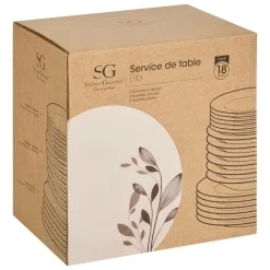 SG SECRET DE GOURMET - Service vaisselle "lila" 18pcs