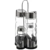 SG SECRET DE GOURMET - Set huile/vinaigre/poivre/sel verre