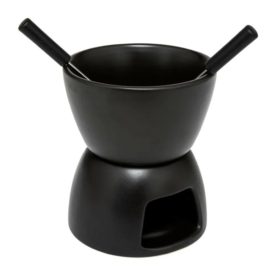 SG SECRET DE GOURMET - Set de fondue "inuit dreams" 4 pièces en céramique