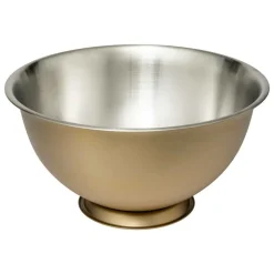 SG SECRET DE GOURMET - Vasque à champagne "automne" en acier inoxydable doré d40cm
