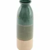 SIL - Vase en grès vert 28 x 9.5 cm