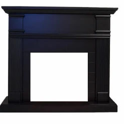 SINED - Cadre de cheminee mdf noir cornice sined camino caldera