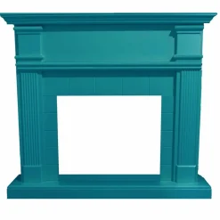 SINED - Cadre de cheminee mdf turquoise cornice camino caldera sined