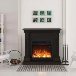 SINED - Cheminee au sol avec cadre et brûleur de 1500w sined camino cetona