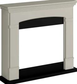 SINED - Cheminee au sol beige avec brûleur 1500w mpc camino siena