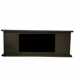 SINED - Meuble en bois pour cheminee electrique mobile arosio 150 anthracite