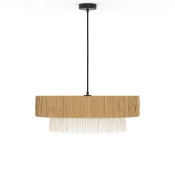 Solara - suspension ronde en raphia 75 cm