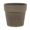 SPANG - Pot Calima en terre cuite, basalt Ø 24 x H. 22 cm