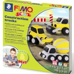 STAEDTLER - Coffret pâte polymère - camion et chantier