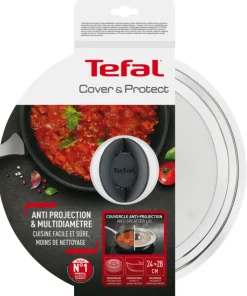 TEFAL - Couvercle anti-projection inox tefal - 24/30 cm