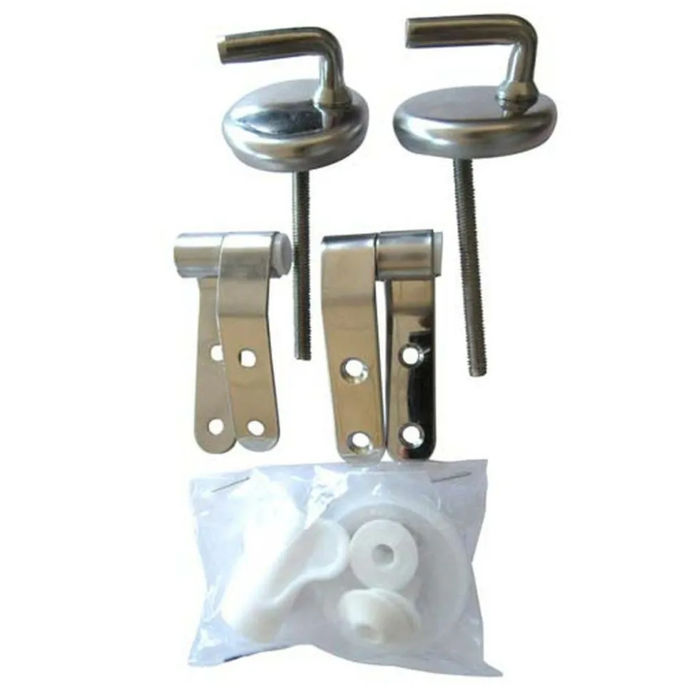 TENDANCE - Abattant wc mdf 18 pouces attaches acier inoxydable - punta cana