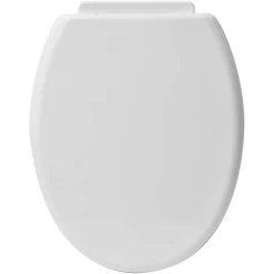 TENDANCE - Abattant wc pp 18 pouces attaches plastiques - blanc