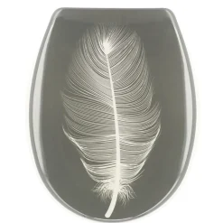 TENDANCE - Abattant wc thermodur 18 pouces attaches plastiques - monceau