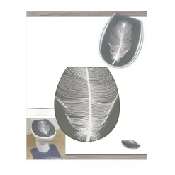 TENDANCE - Abattant wc thermodur 18 pouces attaches plastiques - monceau