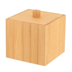 TENDANCE - Boite a coton en bambou - bambou