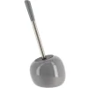 TENDANCE - Brosse wc gres forme boule - gris