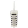 TENDANCE - Brosse wc pp imprimee raye - manureva
