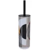TENDANCE - Brosse wc ps imprimee avec couvercle ps - trendy