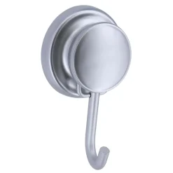 TENDANCE - Crochet aluminium sur ventouse - chrome