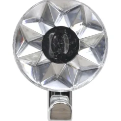 TENDANCE - Crochet ps abs decoration etoile adhesif 3m ou a fixer - transparent