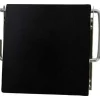 TENDANCE - Derouleur papier wc mdf - noir mat