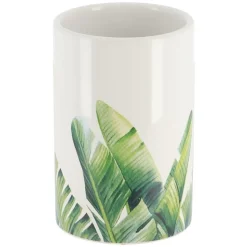 TENDANCE - Gobelet dolomite rond imprime - oasis