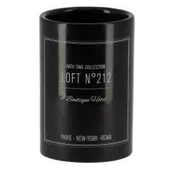 TENDANCE - Gobelet dolomite rond imprime - neo retro noir