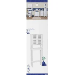 TENDANCE - Meuble dessus wc mdf etagere mdf - santorin