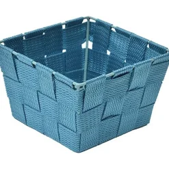 TENDANCE - Panier polyester - turquoise