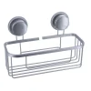 TENDANCE - Panier rectangulaire aluminium sur ventouses - chrome
