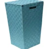 TENDANCE - Paniere a linge polyester evasee - turquoise