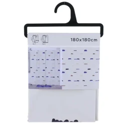 TENDANCE - Rideau de douche peva 180x180 cm - signature