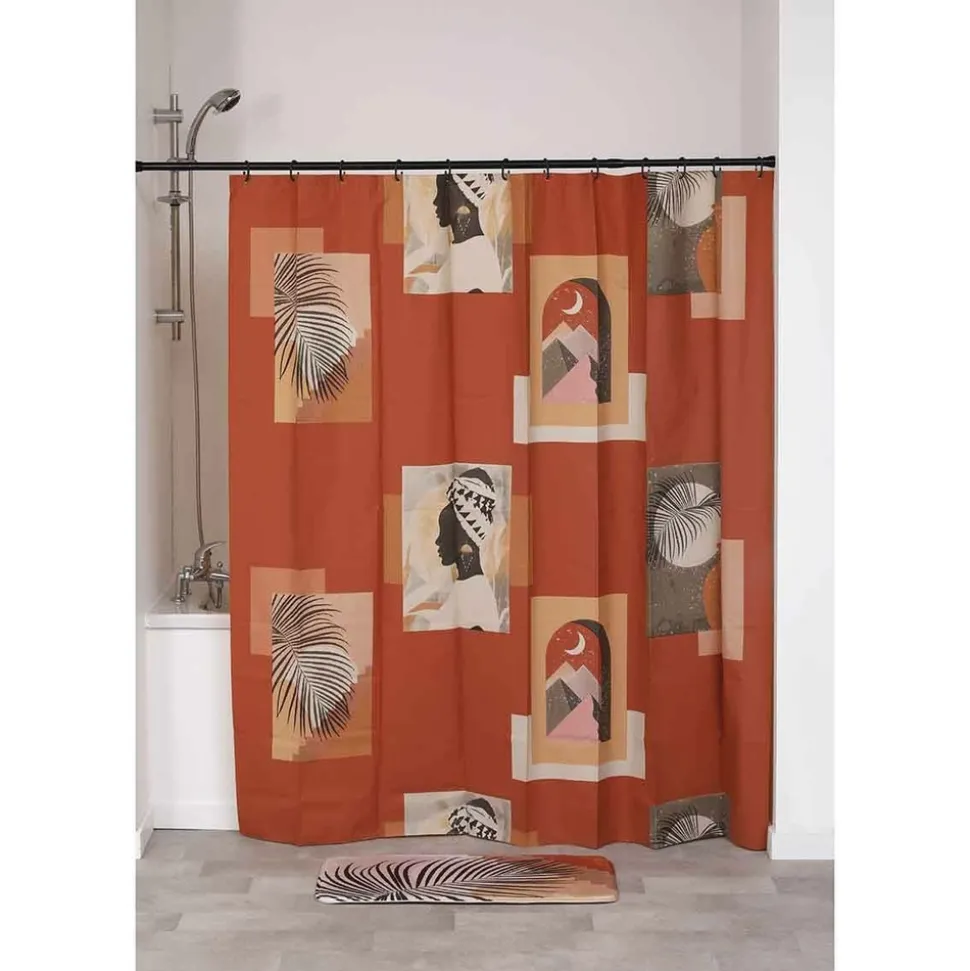 TENDANCE - Rideau de douche peva 180x180 cm - medina