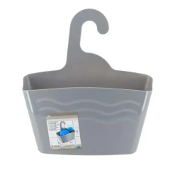 TENDANCE - Serviteur de douche pp avec cintre - gris