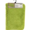 TENDANCE - Tapis microfibre doux dessous latex 50x70cm - vert anis