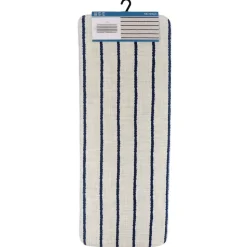 TENDANCE - Tapis microfibre imprime raye 45x120 cm - manureva